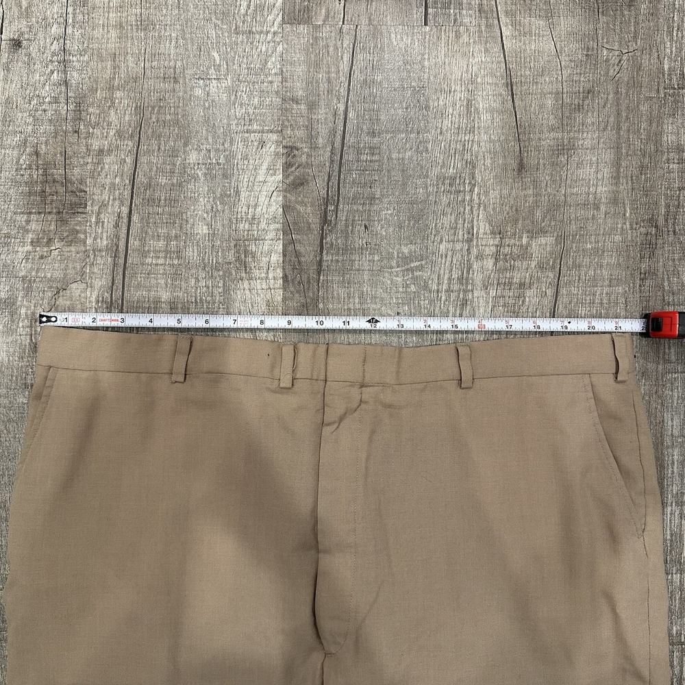 Sutter & Grant Khaki‎ Dress Pants Men's Size 43x27 Flat Front Slacks Casual - Picture 2 of 8